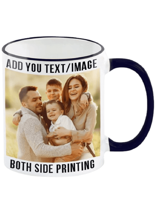 11oz/15oz Rim Handle Color Coffee Mugs