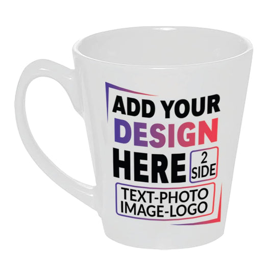 12oz Custom Latte Presonalized Coffee Mug