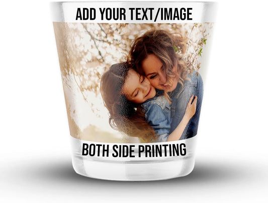 Custom 1.5oz/45ml Shot Transparent Glass