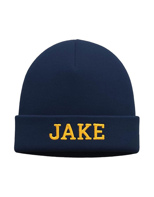 custom-embroidered-baby-beanie-navy-blue