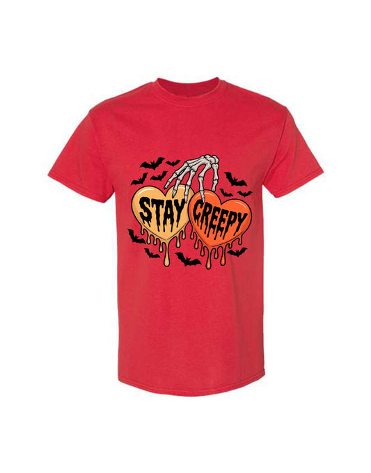Halloween Design T-Shirt Creepy Stay