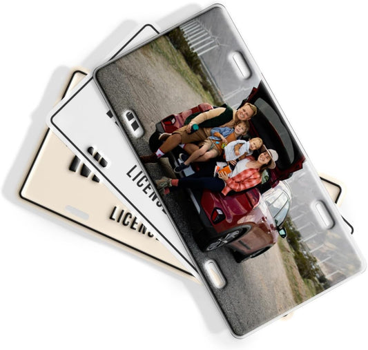 Rectangular Car Tags License Plate Signage Number Plate