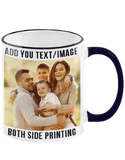 11oz/15oz Rim Handle Color Coffee Mugs