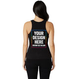 Lightfire Custom Women’s Tank Top – Ribbed Cotton Spandex Scoop Neck, Fitted Sleeveless, Personalized Stretch Shirt