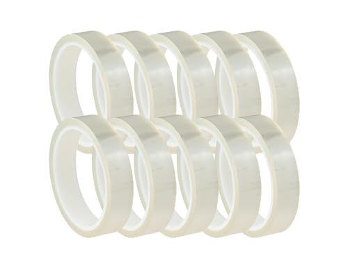 2 Rolls 20mm x 33m (108ft) Clear Adhesive Thermal Transfer Heat Tape Tape Vinyl Sublimation