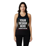 Lightfire Custom Women’s Tank Top – Ribbed Cotton Spandex Scoop Neck, Fitted Sleeveless, Personalized Stretch Shirt