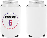 Custom Can Cooler White Insulated Sleeves