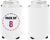 Custom Can Cooler White Insulated Sleeves