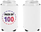 Custom Can Cooler White Insulated Sleeves