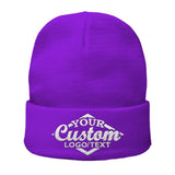 Custom Beanie Hat Personalized Embroidered Beanie Cap for Women and Men
