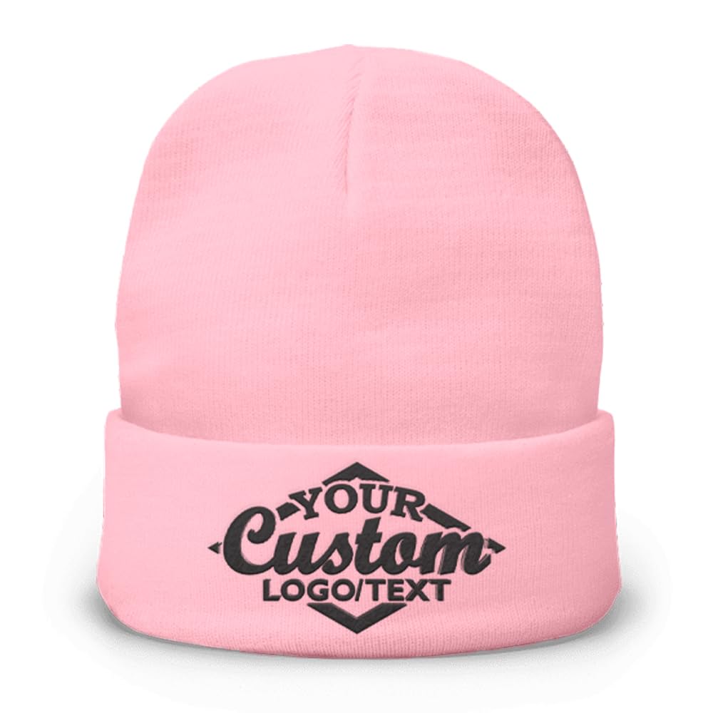 Custom Beanie Hat Personalized Embroidered Beanie Cap for Women and Men