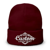 Custom Beanie Hat Personalized Embroidered Beanie Cap for Women and Men