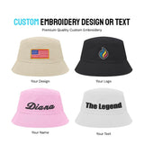 Custom Embroidered Bucket Hats for Men & Women – Unisex Cotton