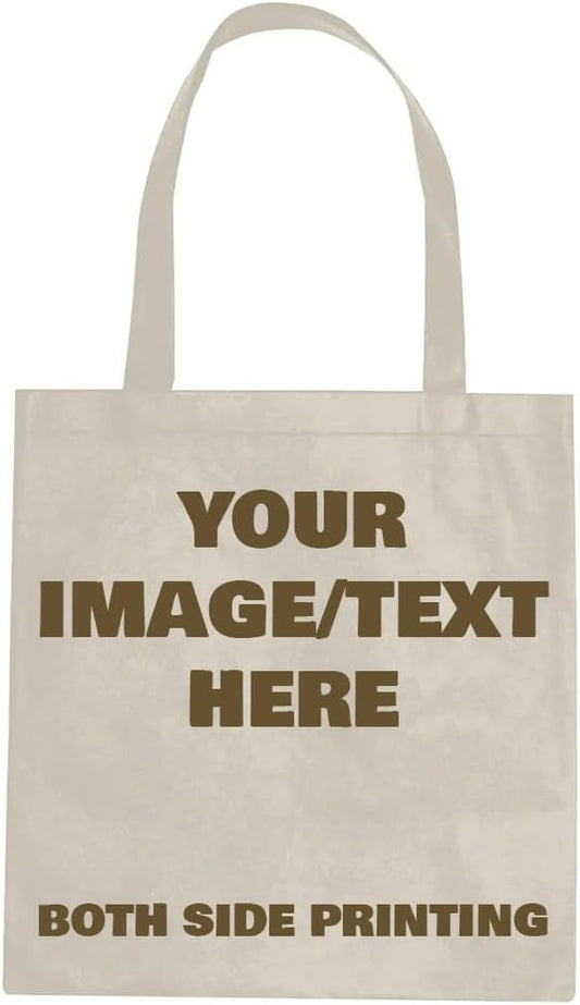 Personalized 15x16 Polyester Tote Bag Custom Grocery Bag