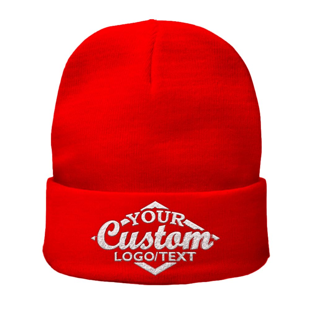 Custom Beanie Hat Personalized Embroidered Beanie Cap for Women and Men
