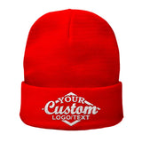 Custom Beanie Hat Personalized Embroidered Beanie Cap for Women and Men