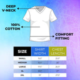 Custom Personalized Women's Deep V-Neck T-Shirt