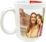 Custom Thank You Theme Inside 11oz Presonalized Ceramic Coffee Mug