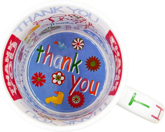 Custom Thank You Theme Inside 11oz Presonalized Ceramic Coffee Mug