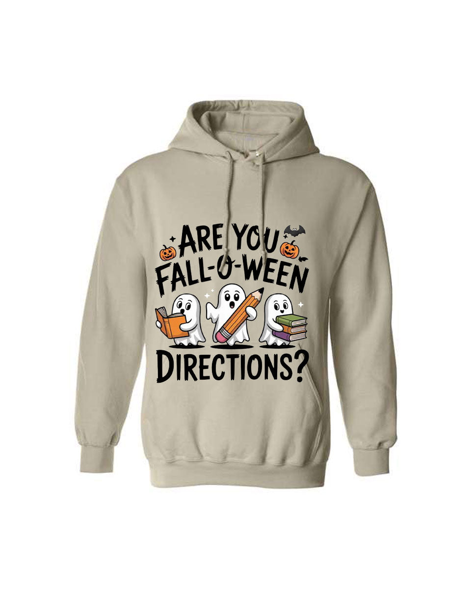 Are you Folloween Directions Hoodies Halloween