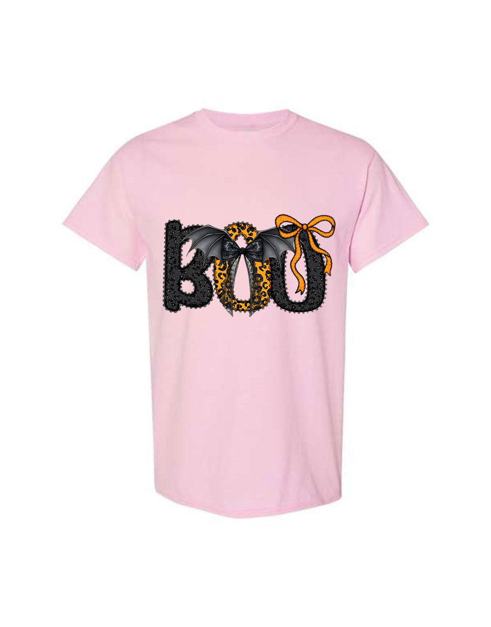 Halloween Design Women T-shirt Boo