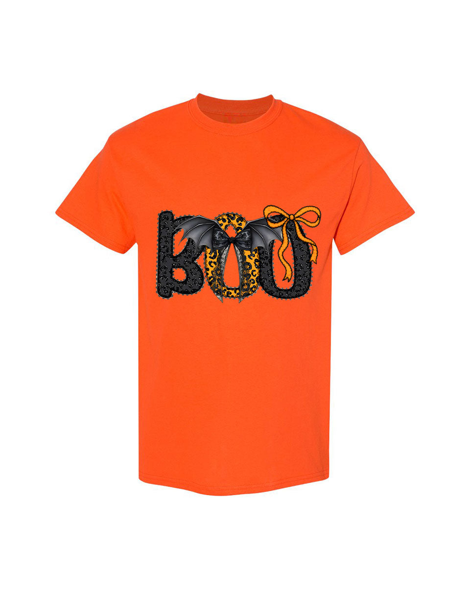 Halloween Design Women T-shirt Boo
