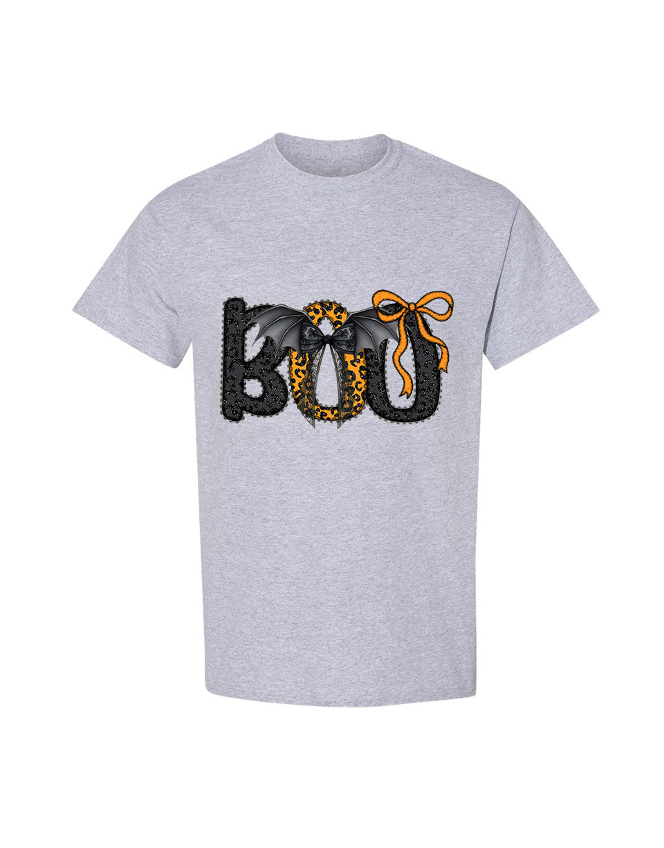 Halloween Design Women T-shirt Boo