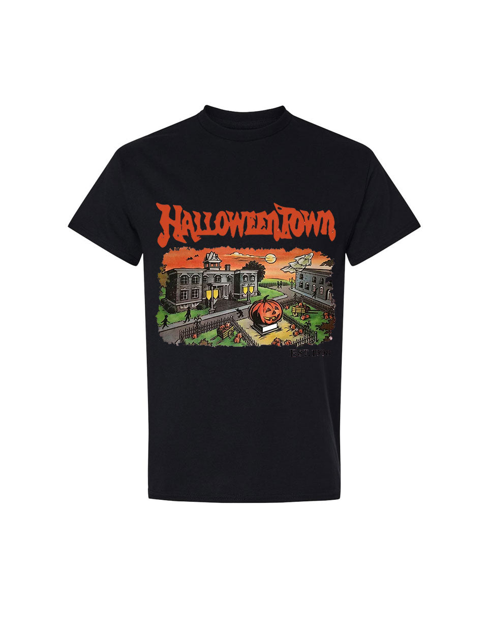 Halloween Design T-Shirt Town Print