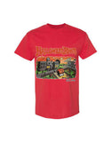 Halloween Design T-Shirt Town Print