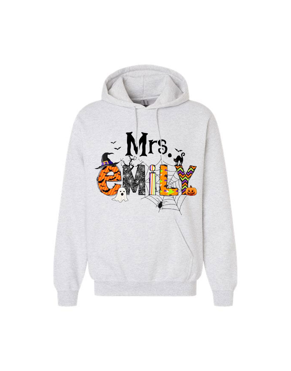 Mrs Emily Halloween Hoodies