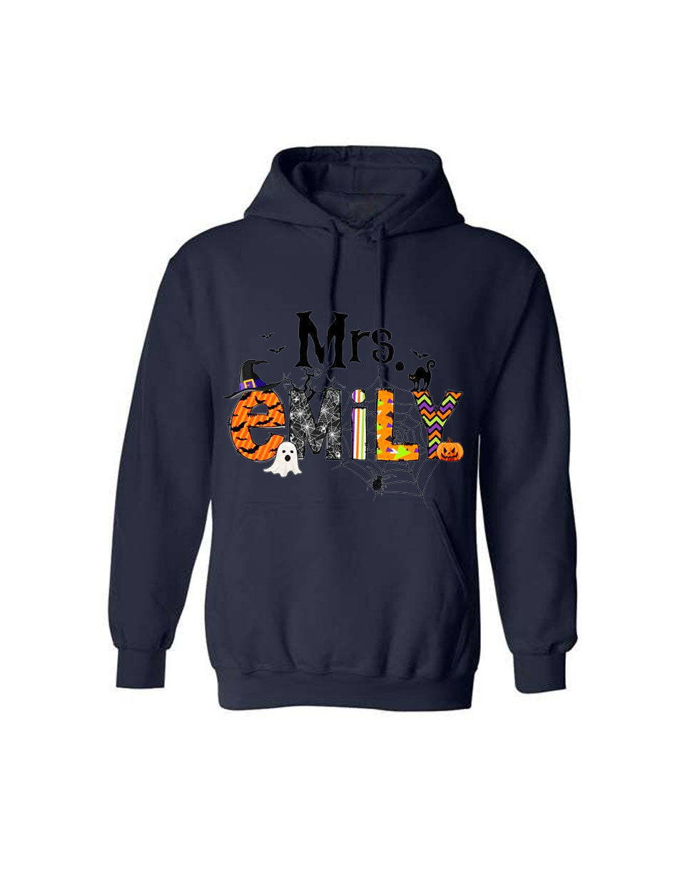 Mrs Emily Halloween Hoodies