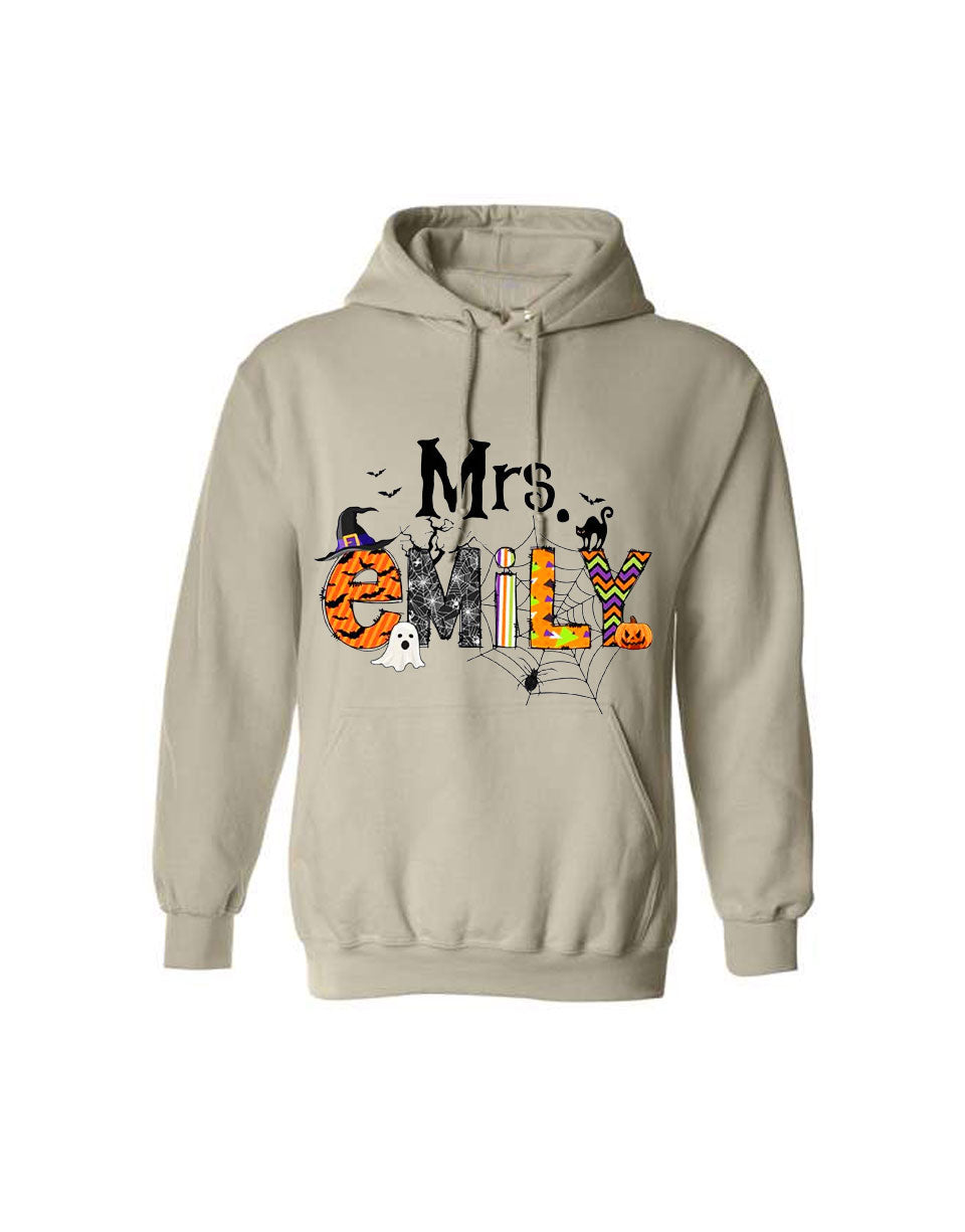 Mrs Emily Halloween Hoodies