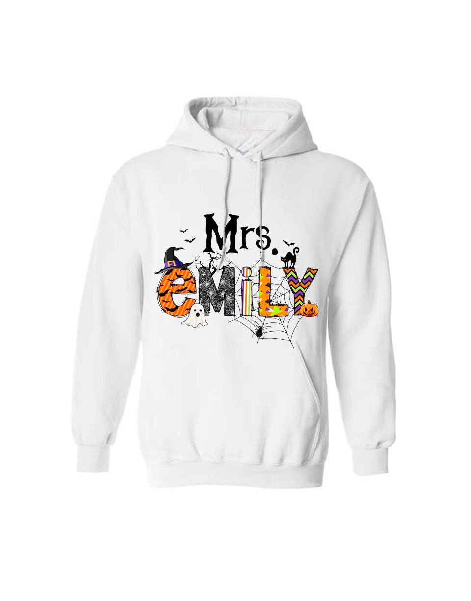 Mrs Emily Halloween Hoodies