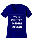 Custom Women's Deep V-Neck Tee T-Shirt