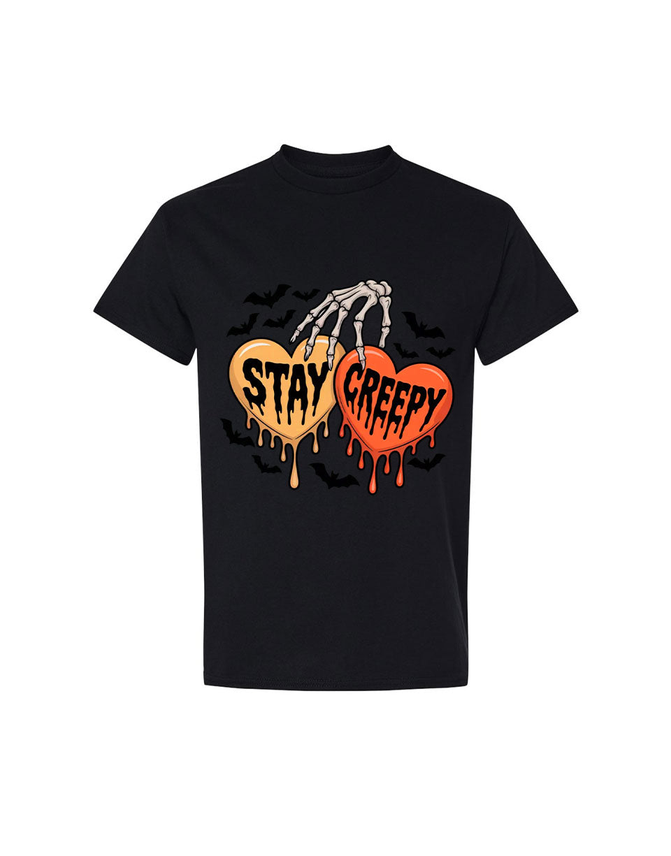 Halloween Design T-Shirt Creepy Stay