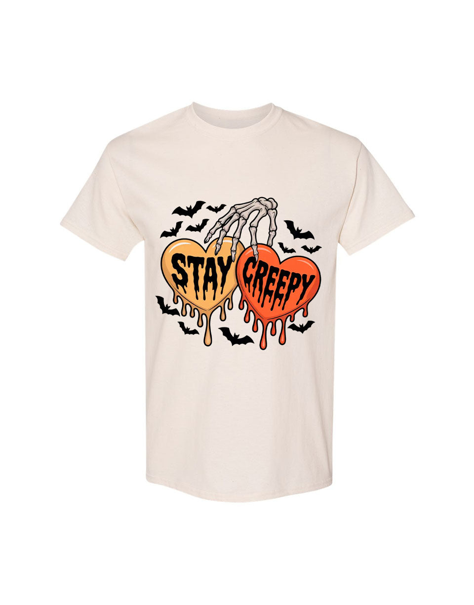Halloween Design T-Shirt Creepy Stay