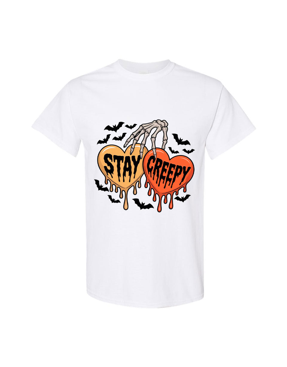 Halloween Design T-Shirt Creepy Stay