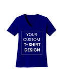 Custom Women's Deep V-Neck Tee T-Shirt