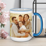 15oz-custom-light-blue-rim-handle-coffee-mug-with-custom-photo-text