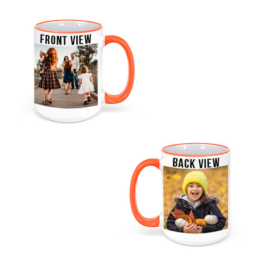 15oz-custom-orange-rim-handle-coffee-mug-with-customized-photo-text