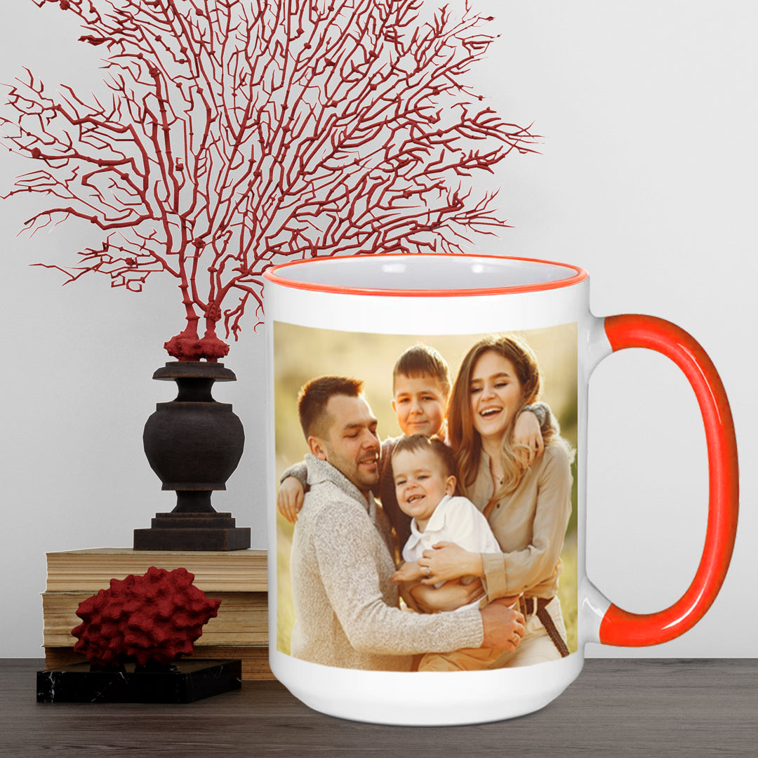 15oz-custom-orange-rim-handle-coffee-mug-with-customized-photo-text
