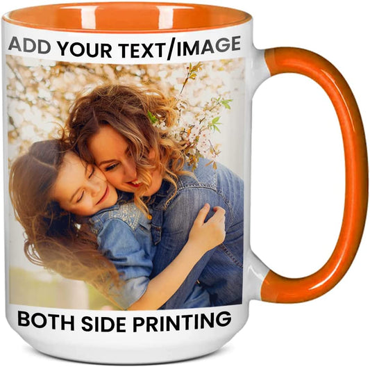 15oz-orange-inside-handle-color-personalized-ceramic-coffee-mug-with-photo-text-logo